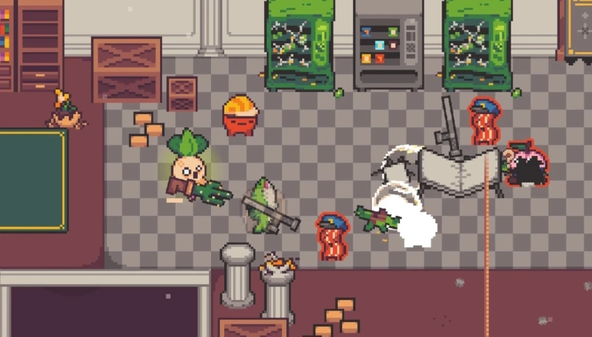 В Epic Games Store начали отдавать милый шутер Turnip Boy Robs a Bank про «репчика»