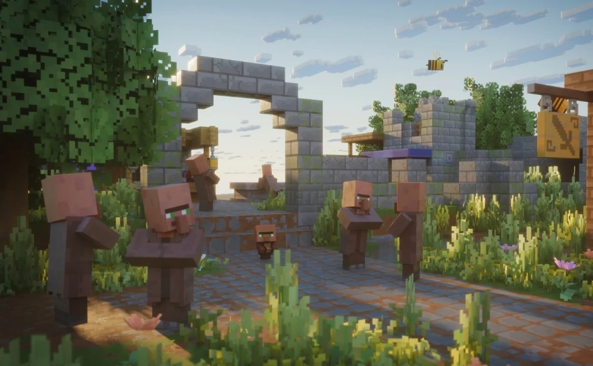 Состоялся анонс Minecraft Dungeons 2 — в трейлере показали активацию портала тёмных глубин